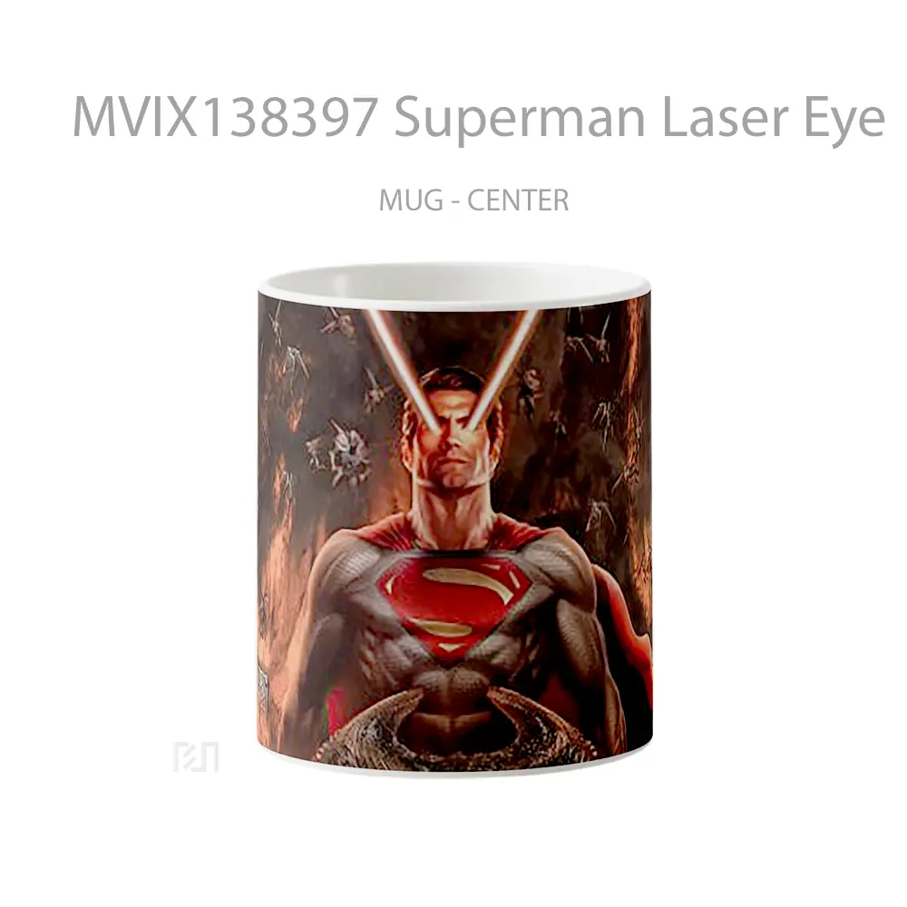 Mug Superman Laser Eye Gelas Superhero