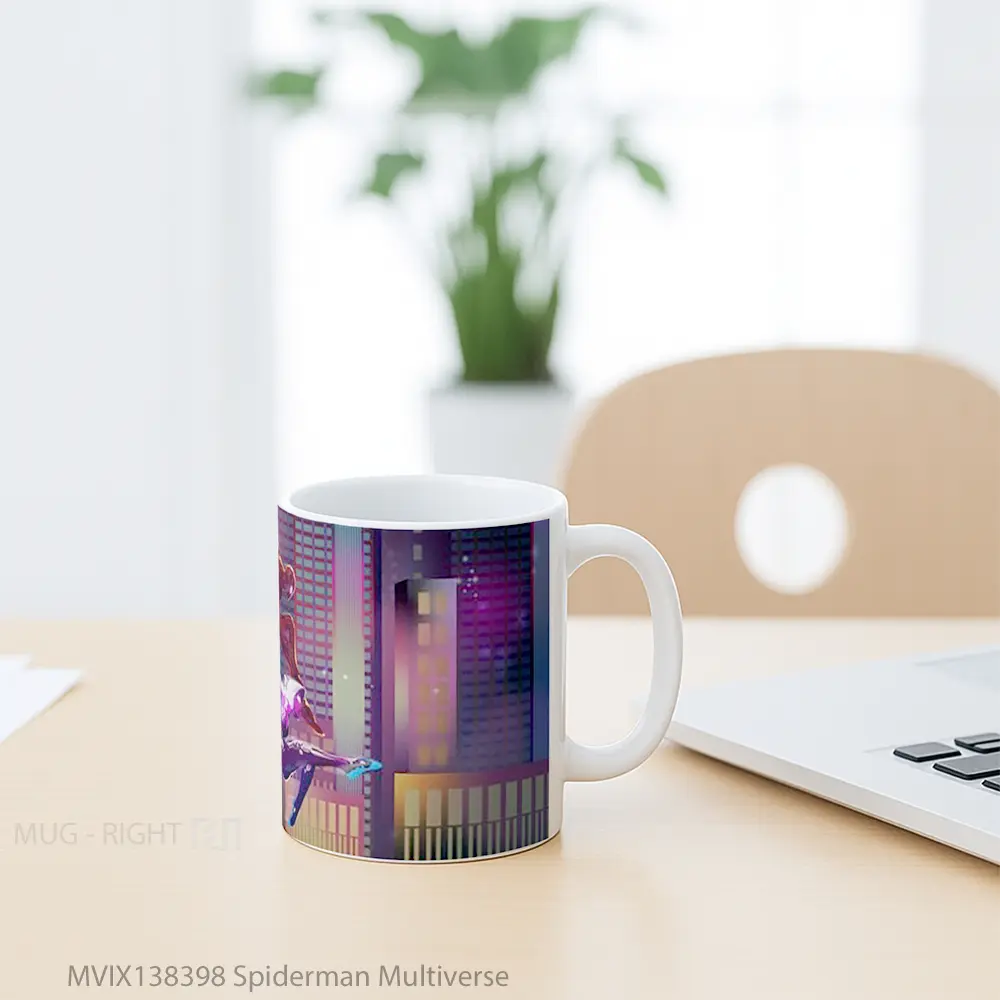 Mug Spiderman Multiverse Gelas Superhero - All-side / Desain