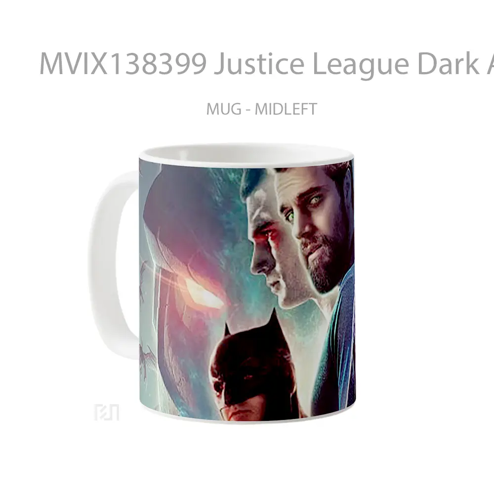Mug Justice League Dark Apokolips War Gelas Superhero - All-side / Desain
