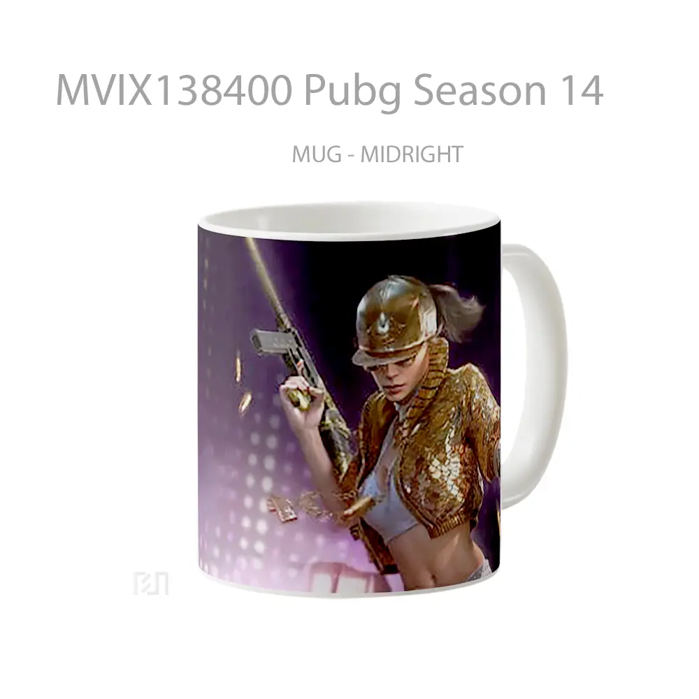 Mug Pubg Season 14 Cangkir Gamer - All-side / Desain