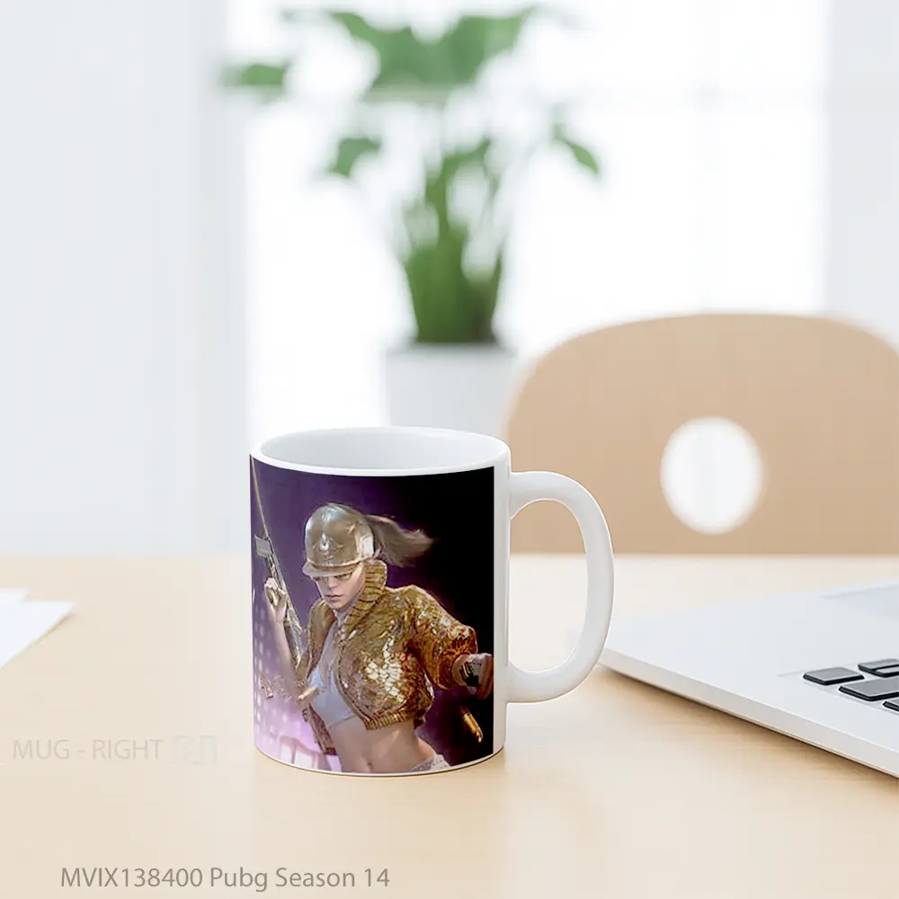 Mug Pubg Season 14 Cangkir Gamer - All-side / Desain