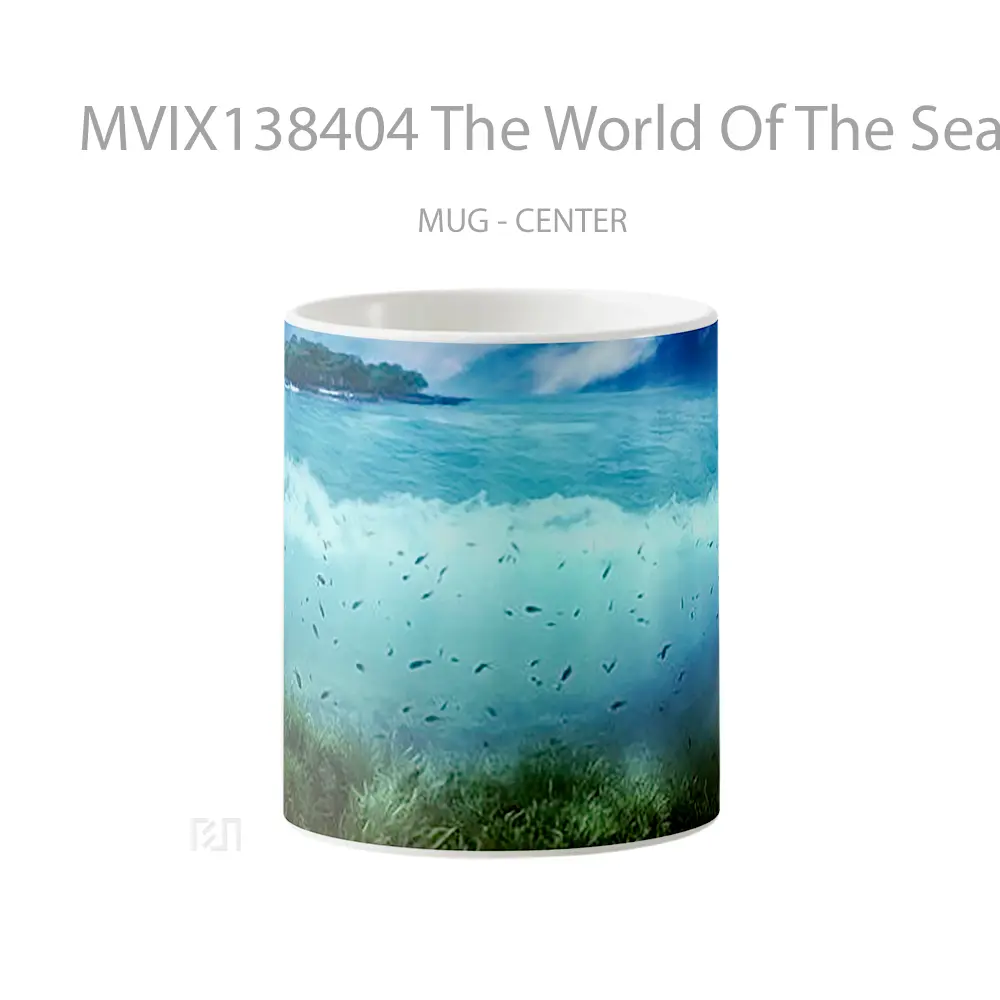Mug The World Of The Sea Gelas Pemandangan Alam