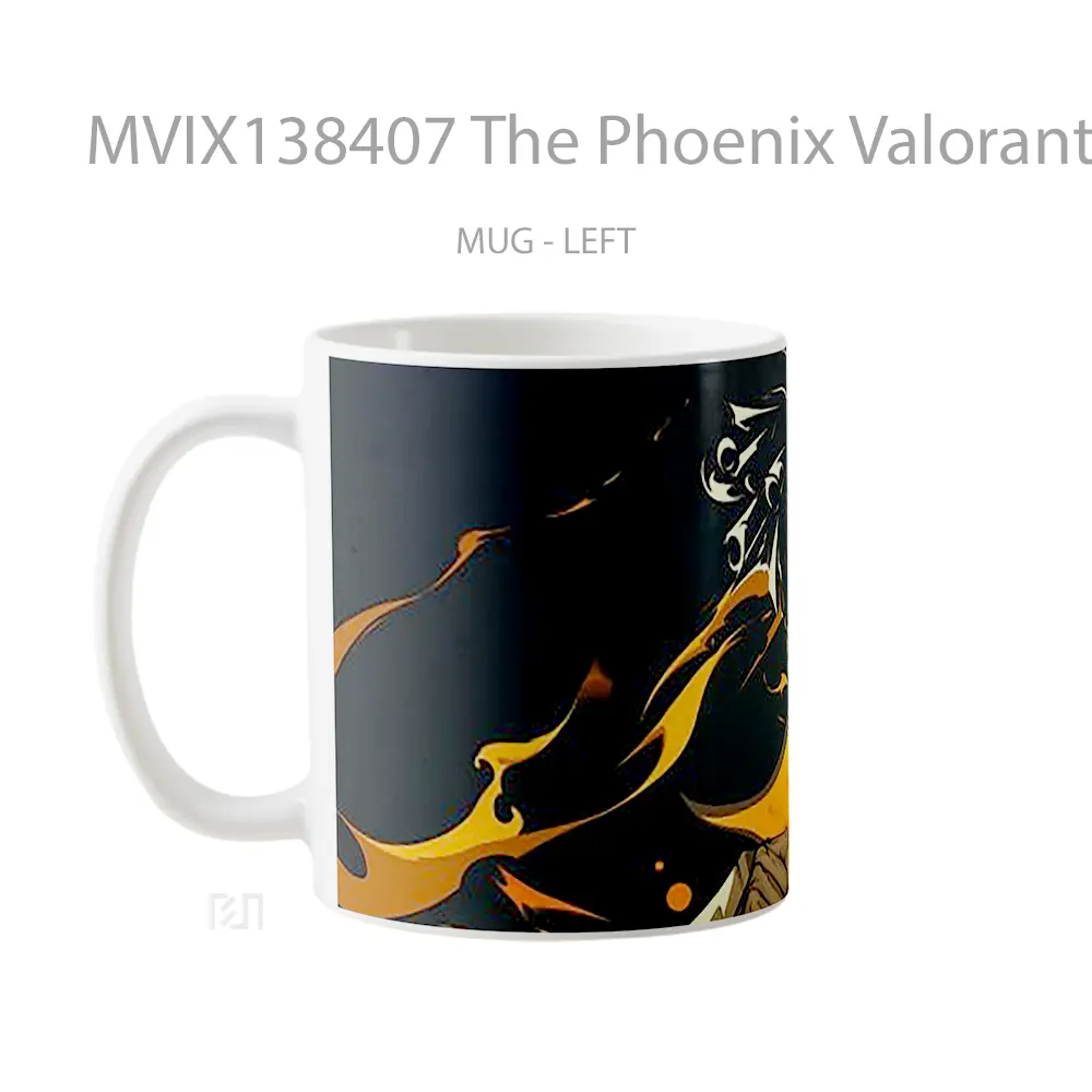 Mug The Phoenix Valorant Cangkir Gamer - All-side / Desain