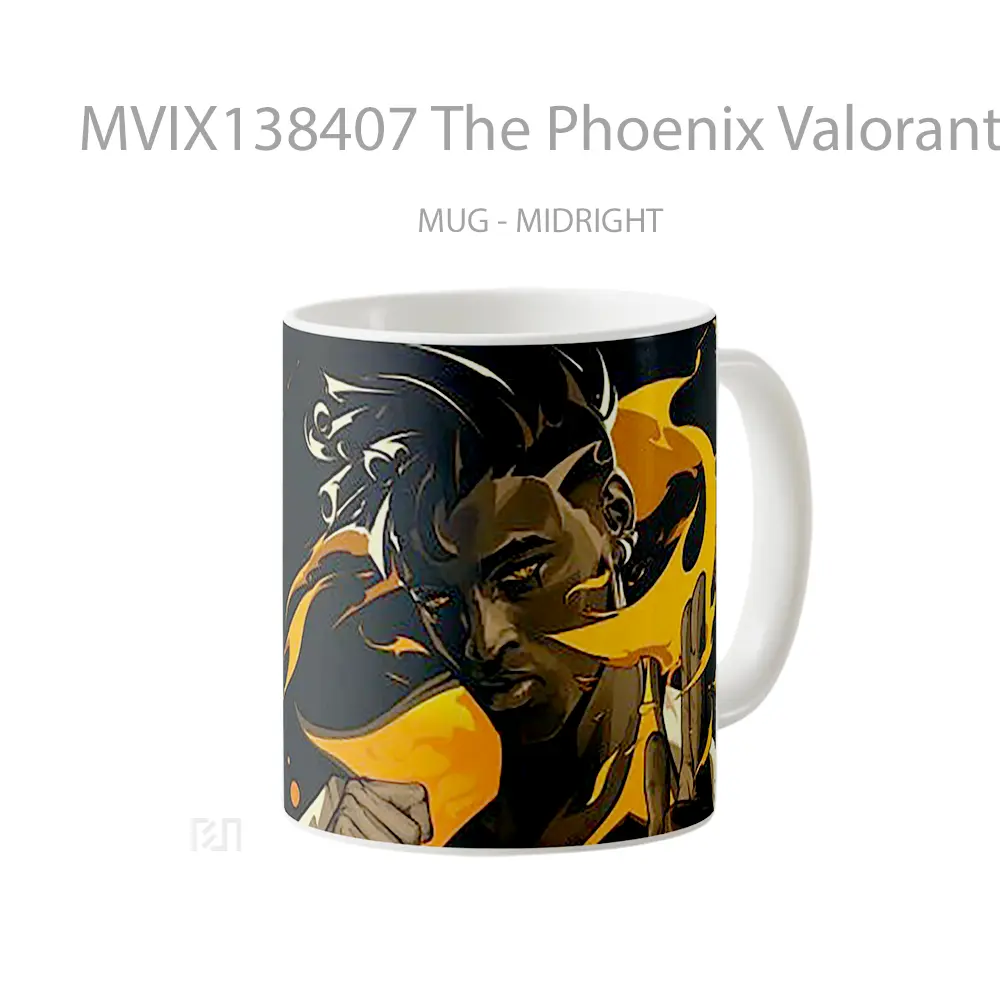Mug The Phoenix Valorant Cangkir Gamer - All-side / Desain
