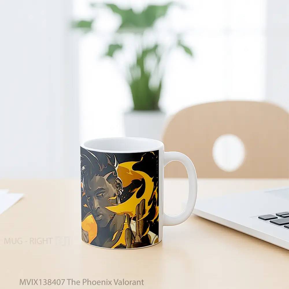 Mug The Phoenix Valorant Cangkir Gamer - All-side / Desain