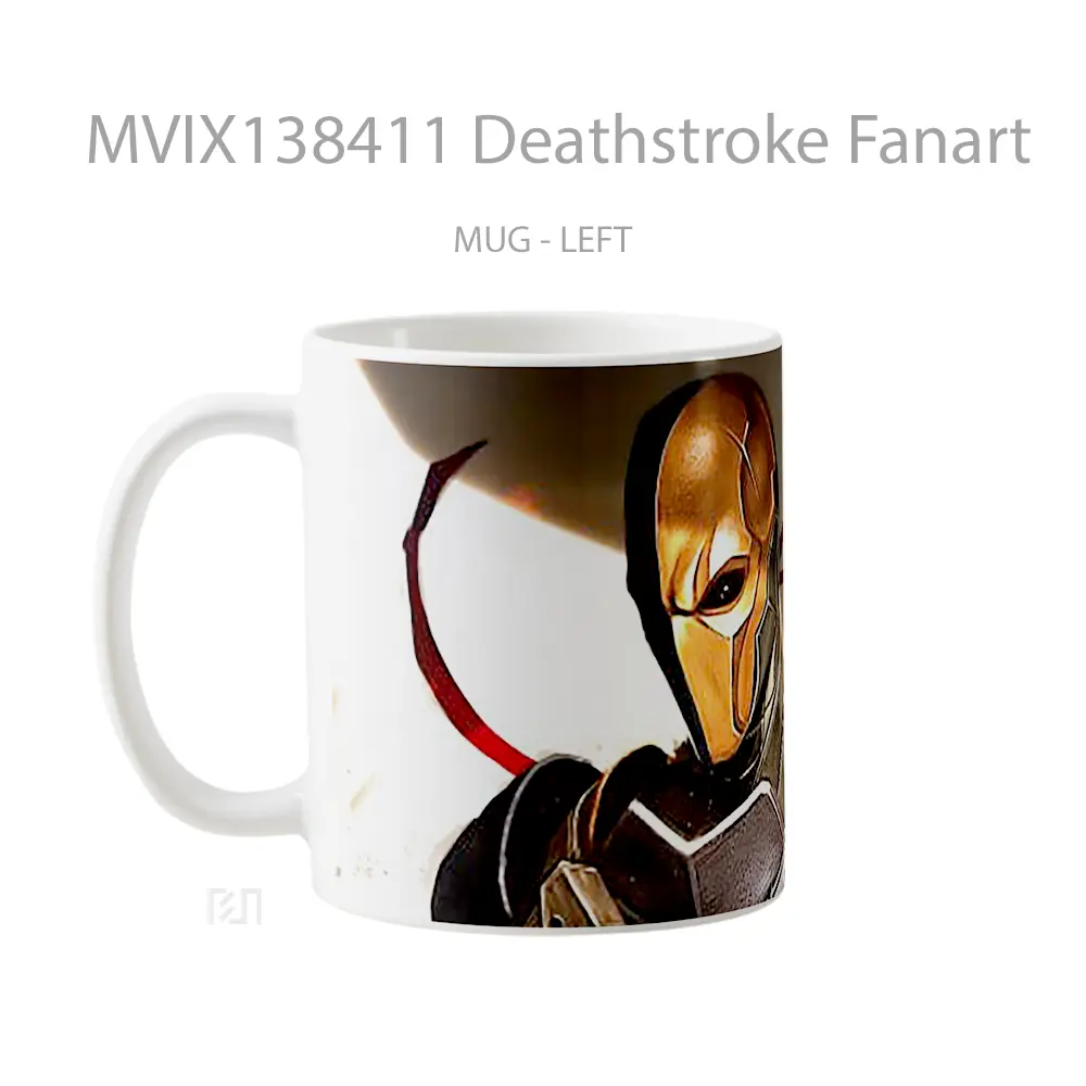 Mug Deathstroke Fanart Gelas Keramik Unik - All-side / Desain