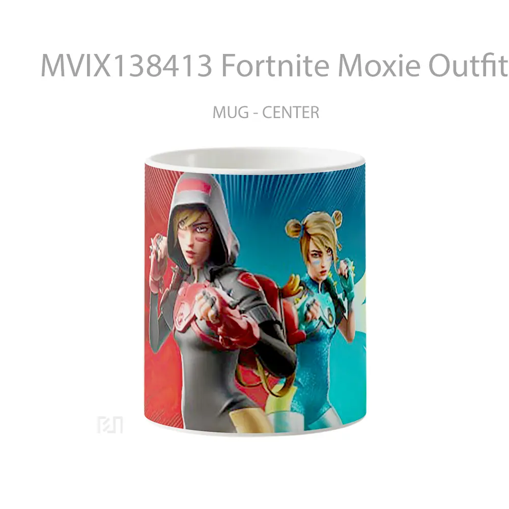 Mug Fortnite Moxie Outfit Cangkir Gamer