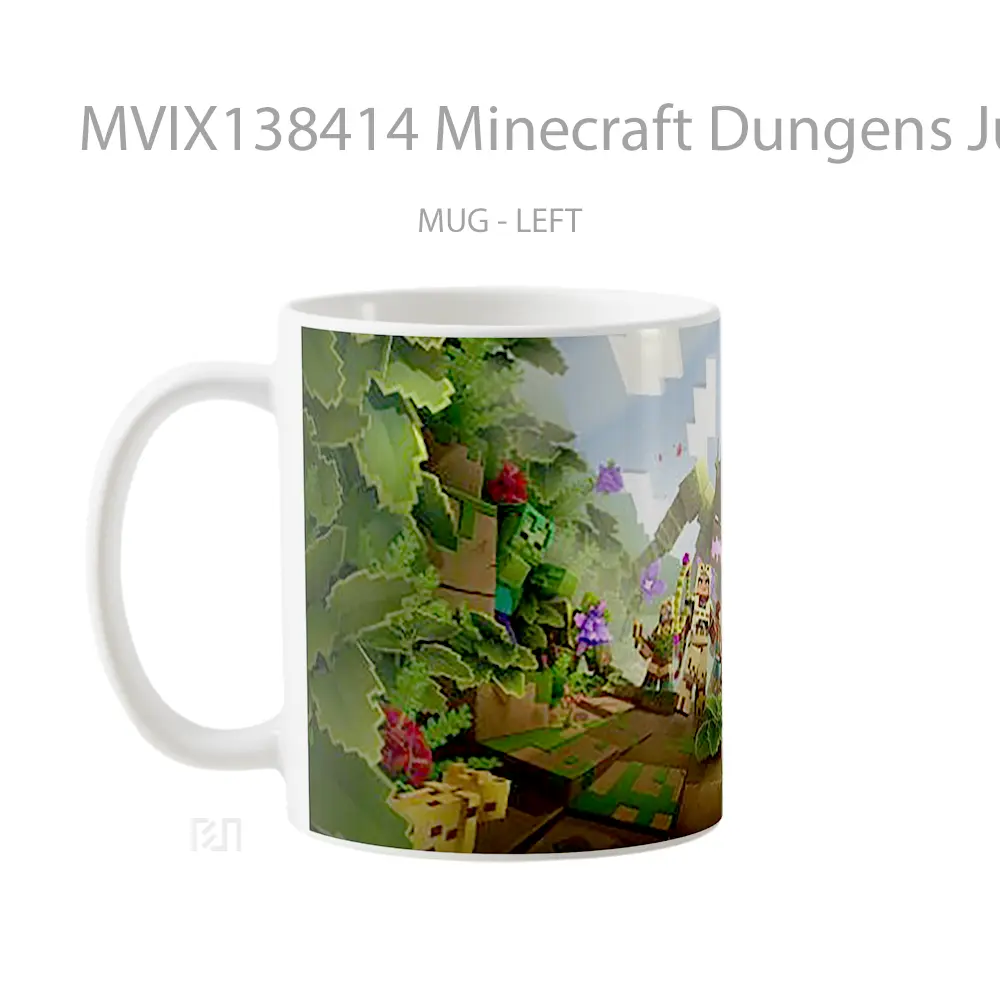 Mug Minecraft Dungens Jungle Awaens Hero Cangkir Gamer - All-side / Desain