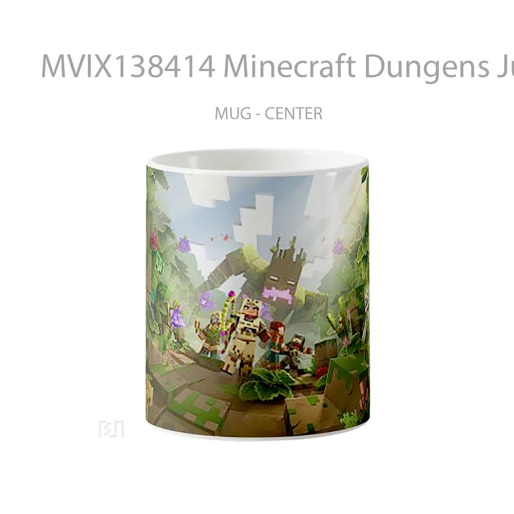Mug Minecraft Dungens Jungle Awaens Hero Cangkir Gamer