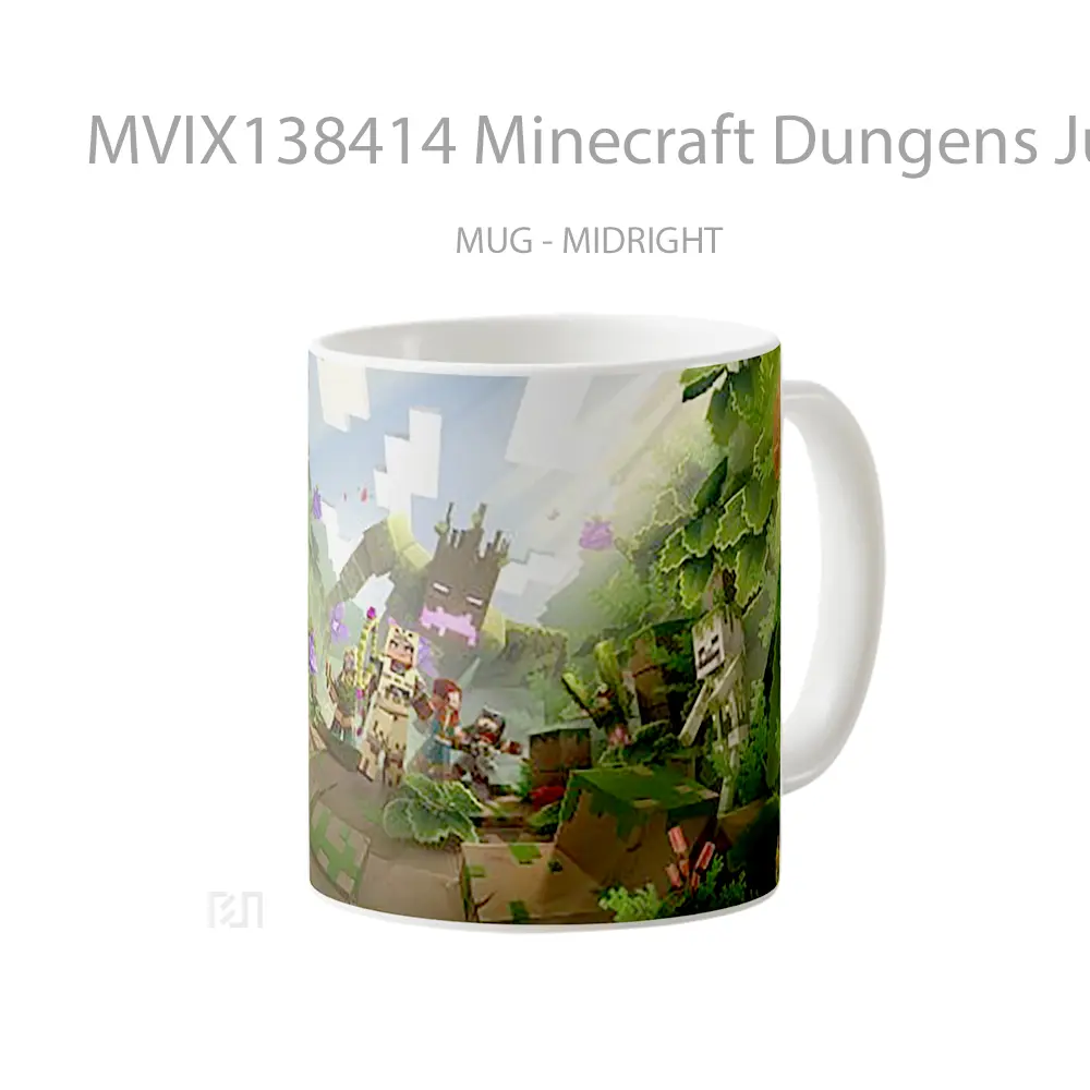 Mug Minecraft Dungens Jungle Awaens Hero Cangkir Gamer - All-side / Desain