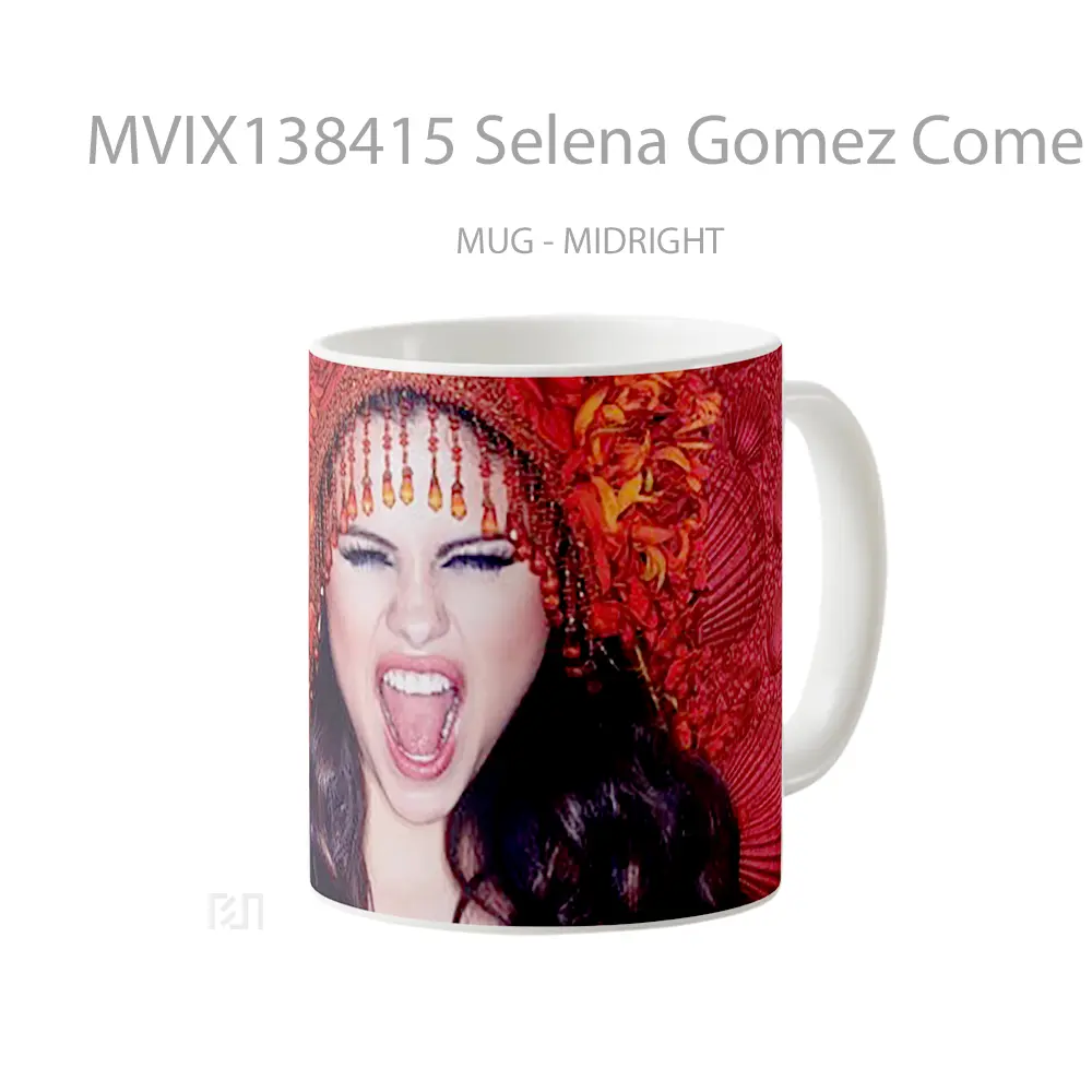 Mug Selena Gomez Come And Get It Gelas Selebriti - All-side / Desain