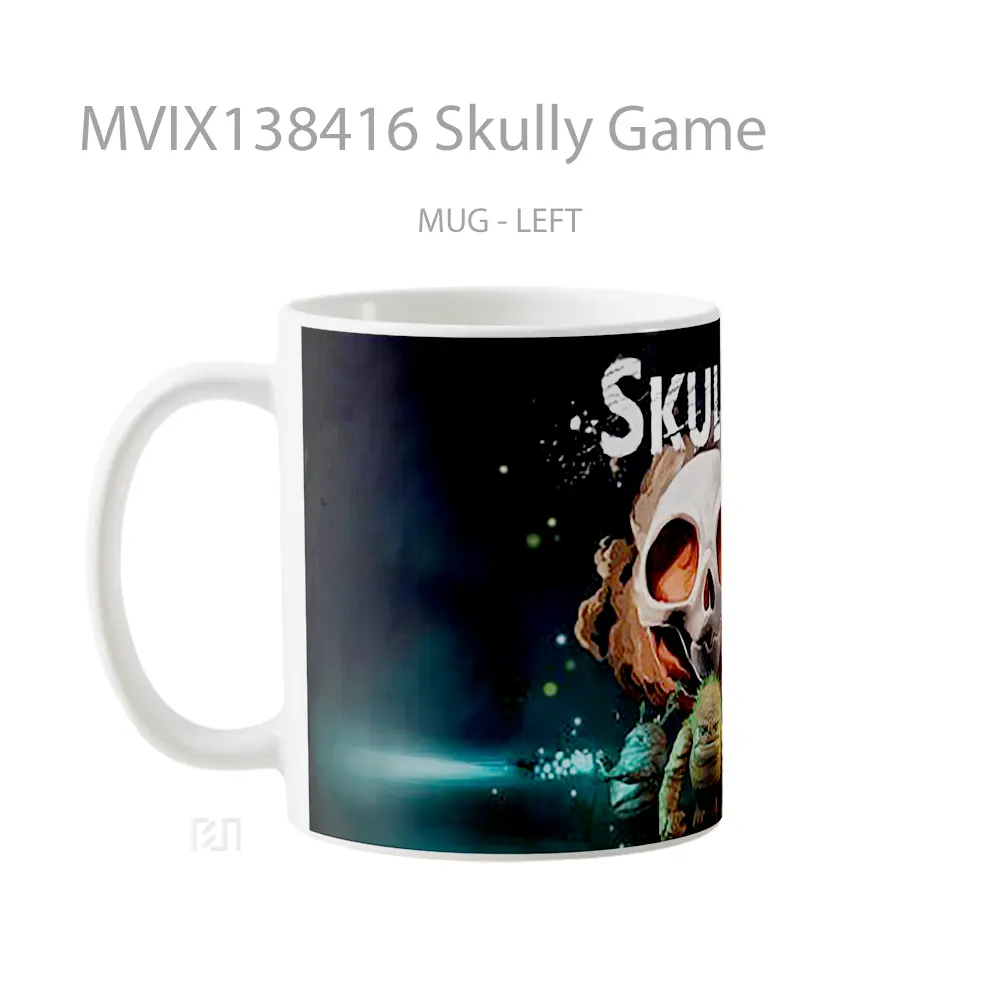Mug Skully Game Cangkir Gamer - All-side / Desain