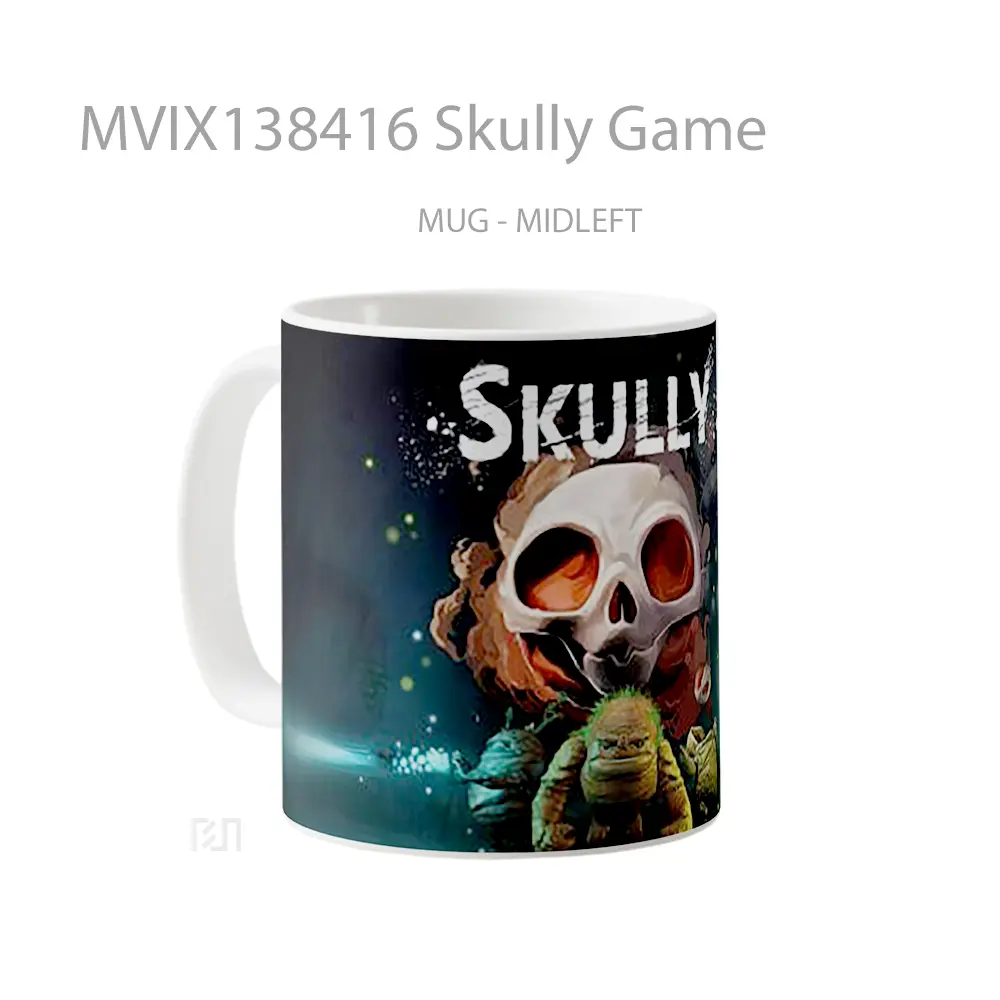 Mug Skully Game Cangkir Gamer - All-side / Desain