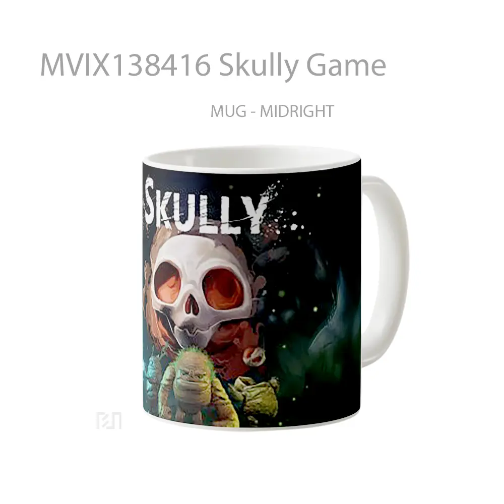 Mug Skully Game Cangkir Gamer - All-side / Desain