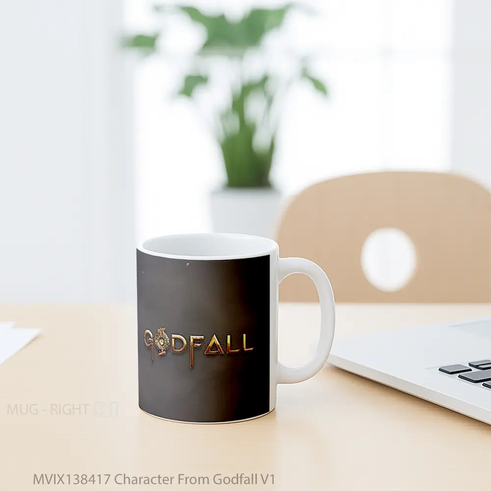 Mug Character From Godfall V1 Gelas Keramik Unik - All-side / Desain