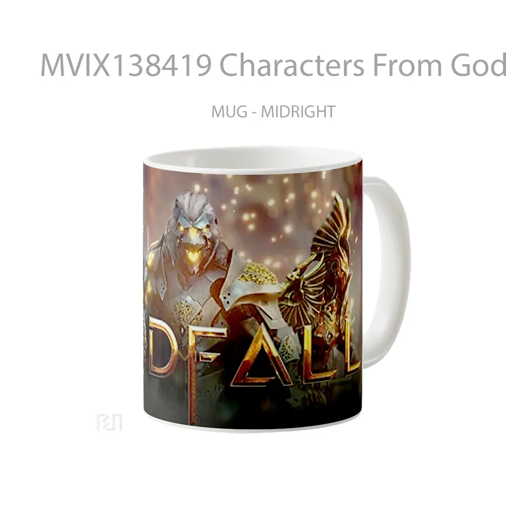 Mug Characters From Godfall Gelas Keramik Unik - All-side / Desain