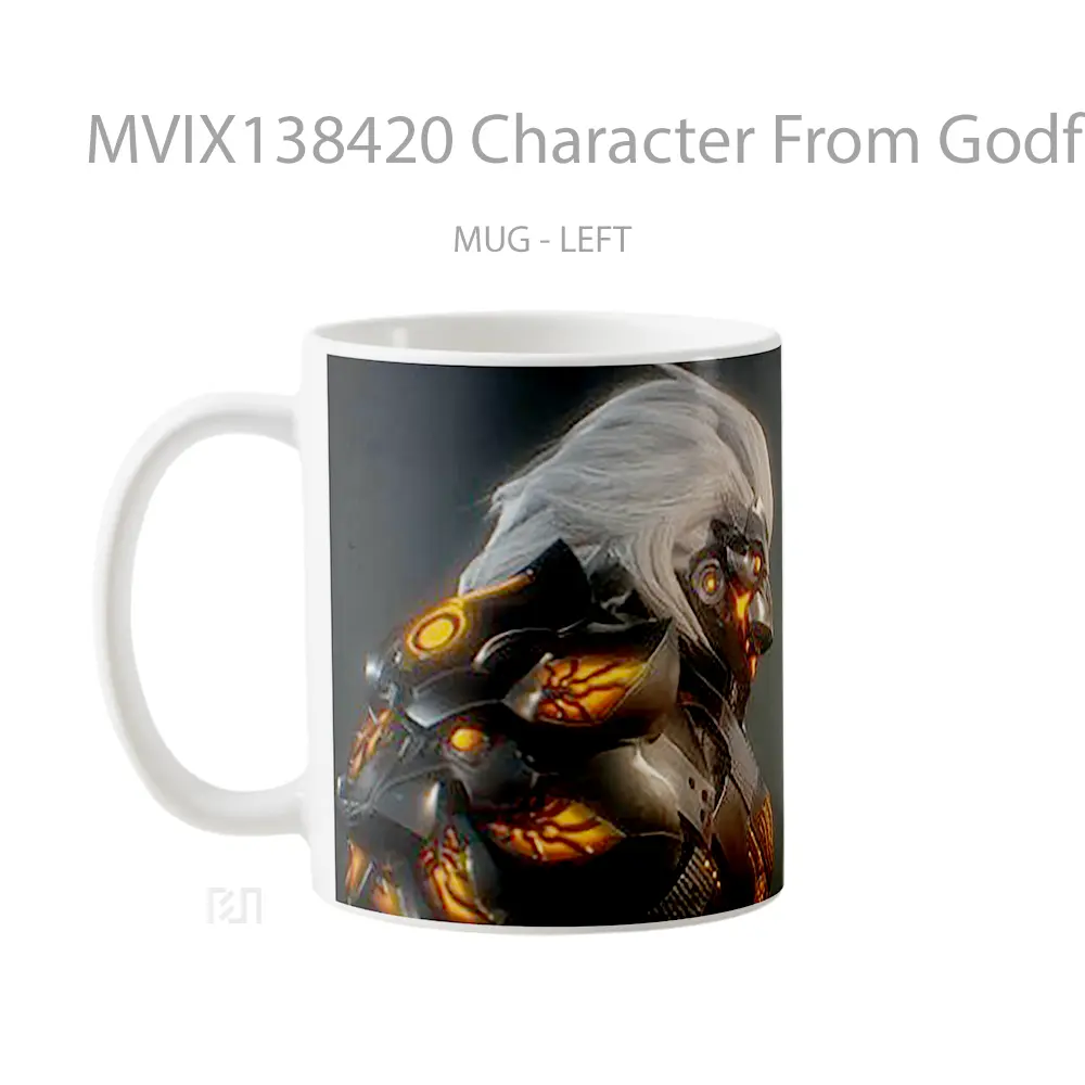 Mug Character From Godfall V2 Gelas Keramik Unik - All-side / Desain