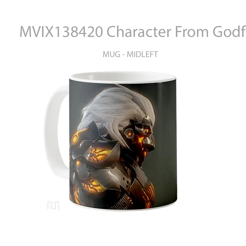 Mug Character From Godfall V2 Gelas Keramik Unik - All-side / Desain