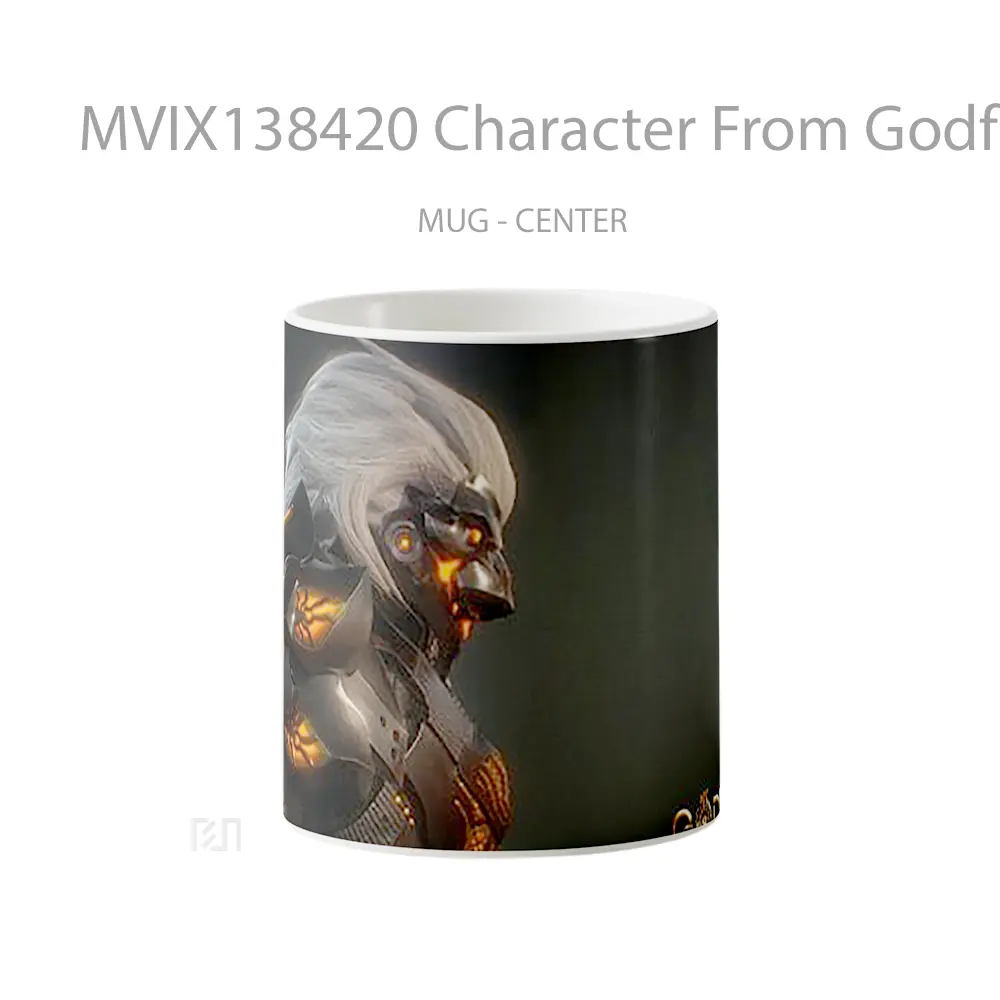 Mug Character From Godfall V2 Gelas Keramik Unik