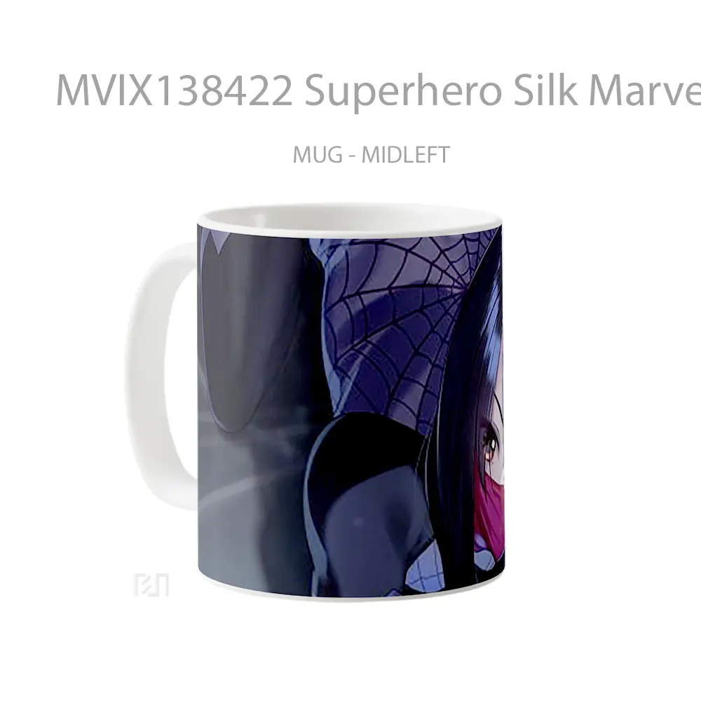 Mug Superhero Silk Marvel Gelas Superhero - All-side / Desain