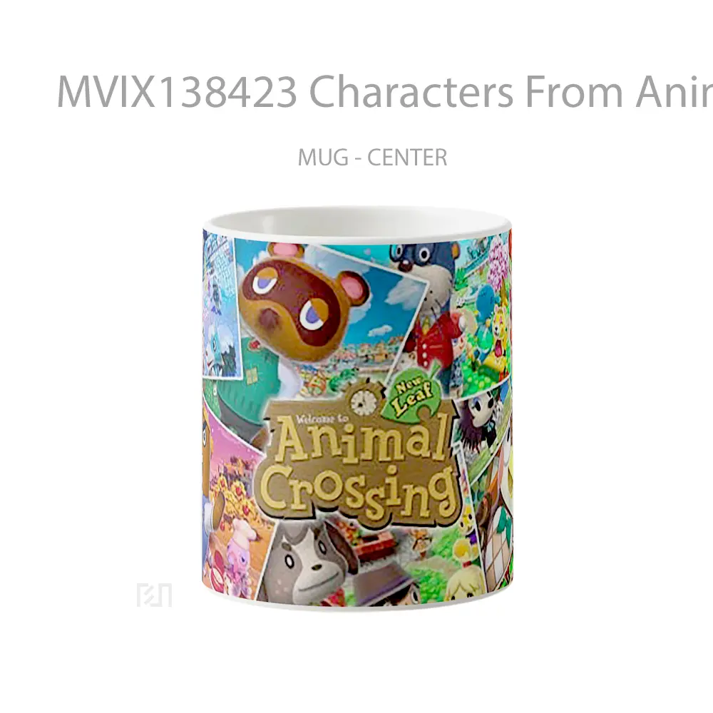 Mug Characters From Animal Crossing Gelas Hewan Lucu