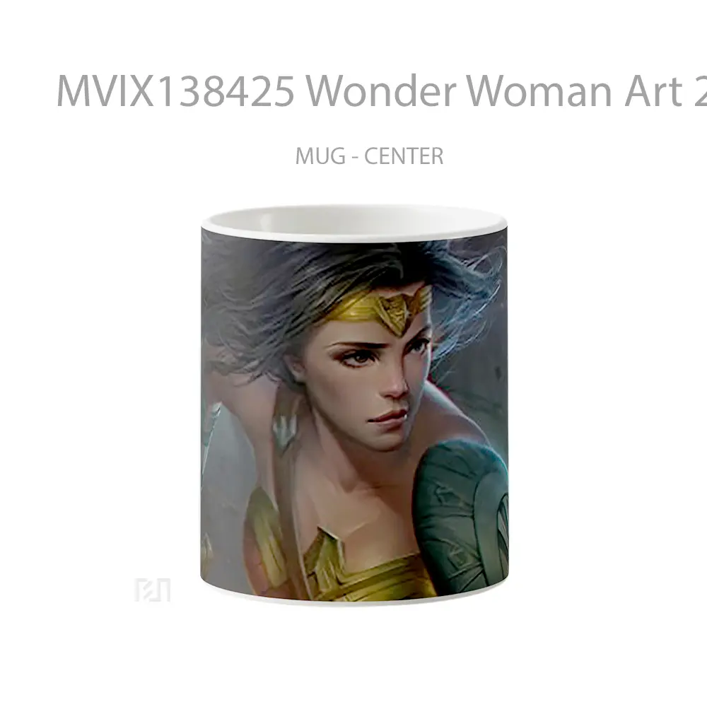Mug Wonder Woman Art 2020 Gelas Superhero