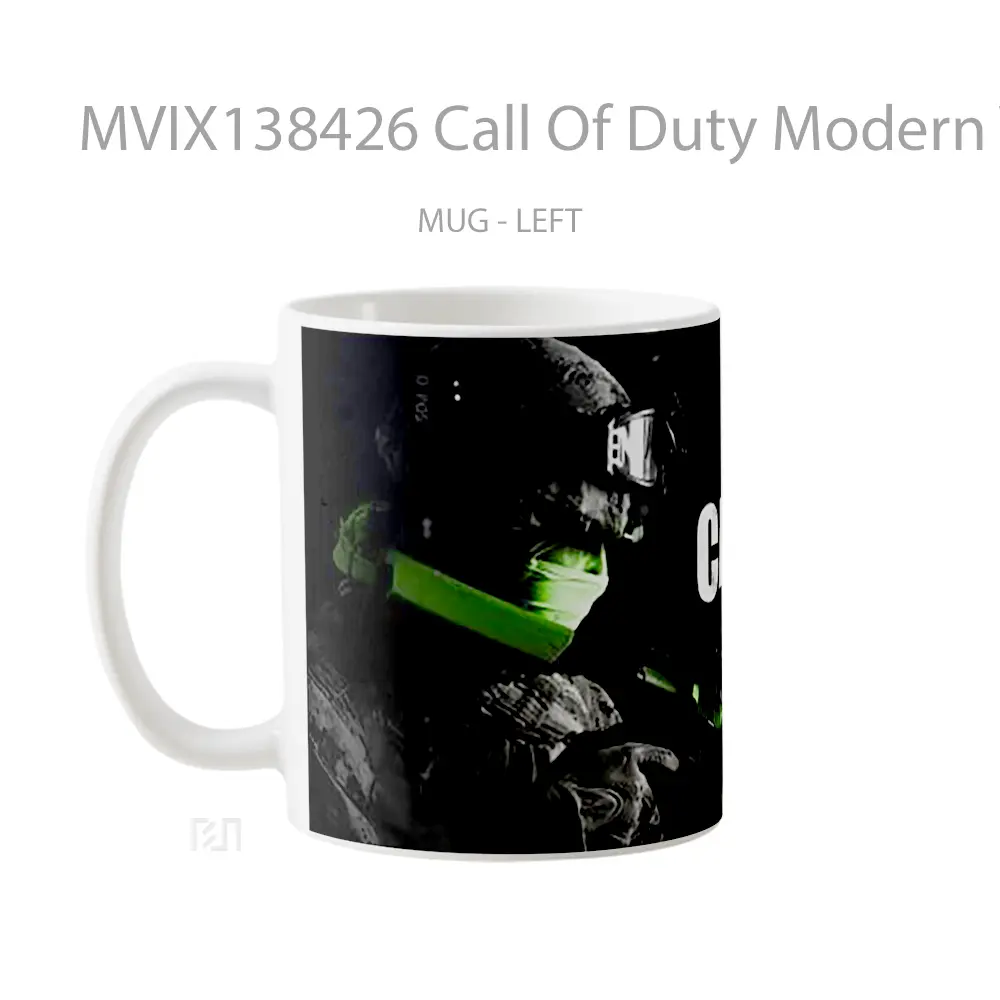 Mug Call Of Duty Modern Warfare 4 Cangkir Gamer - All-side / Desain