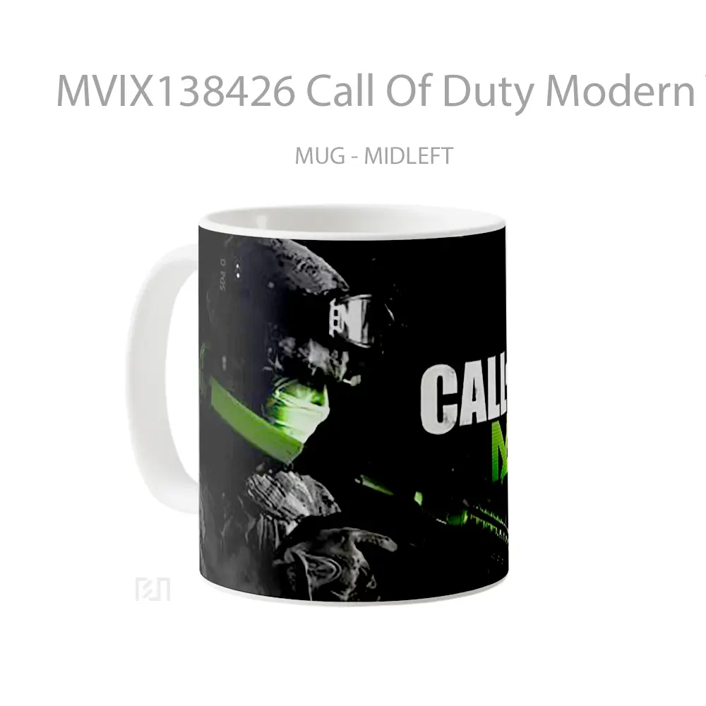 Mug Call Of Duty Modern Warfare 4 Cangkir Gamer - All-side / Desain