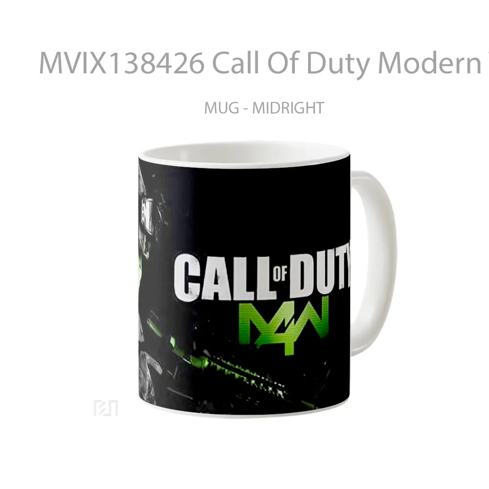 Mug Call Of Duty Modern Warfare 4 Cangkir Gamer - All-side / Desain
