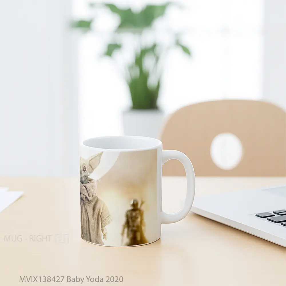 Mug Baby Yoda 2020 Gelas Star Wars - All-side / Desain