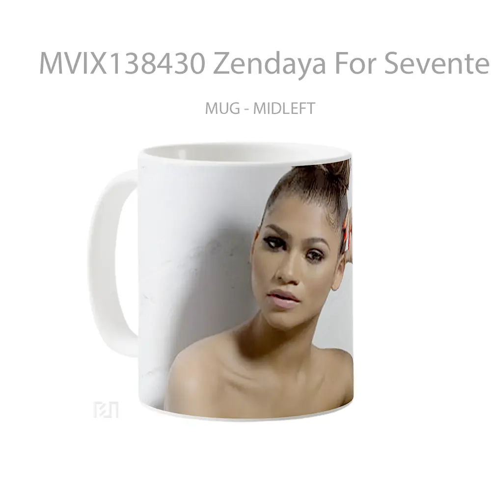 Mug Zendaya For Seventeen Magazine Gelas Selebriti - All-side / Desain