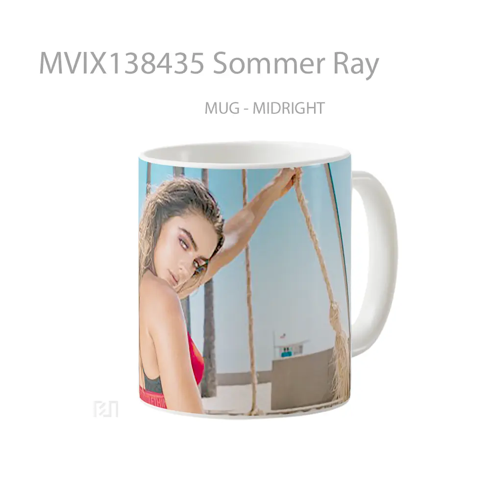 Mug Sommer Ray Gelas Keramik Unik - All-side / Desain