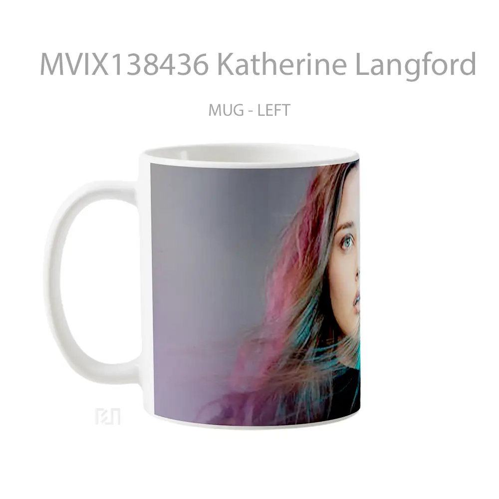 Mug Katherine Langford Gelas Keramik Unik - All-side / Desain