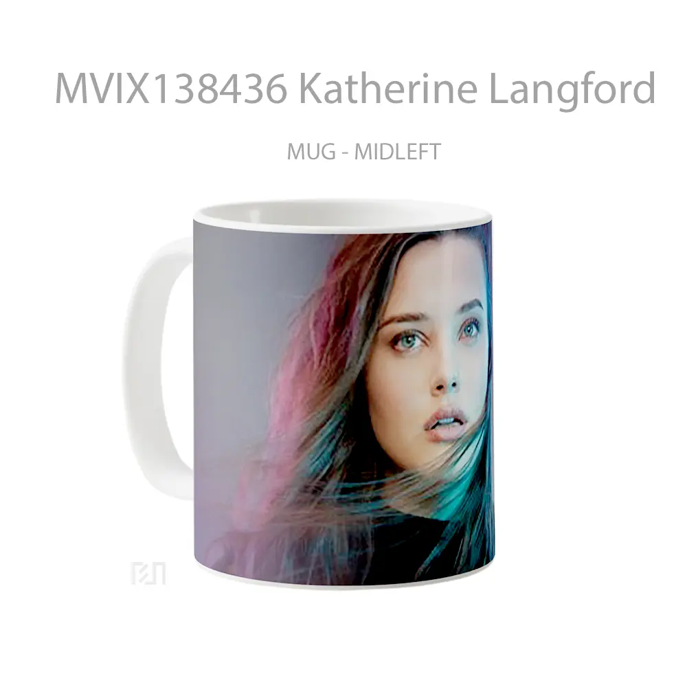 Mug Katherine Langford Gelas Keramik Unik - All-side / Desain