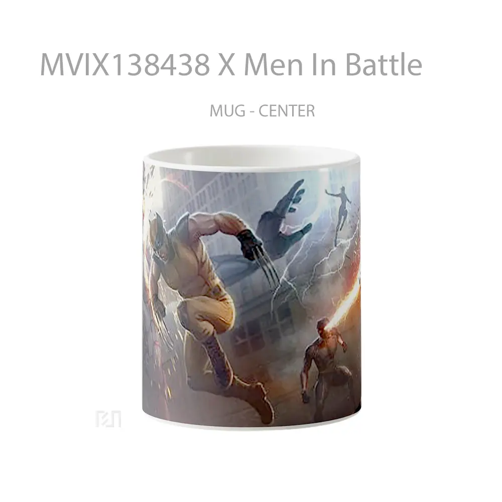 Mug X Men In Battle Gelas Keramik Unik