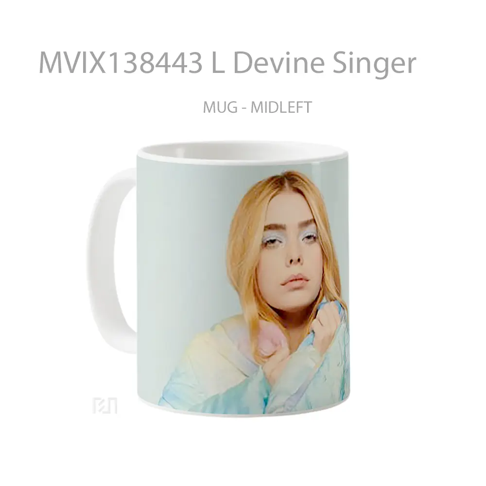 Mug L Devine Singer Gelas Keramik Unik - All-side / Desain