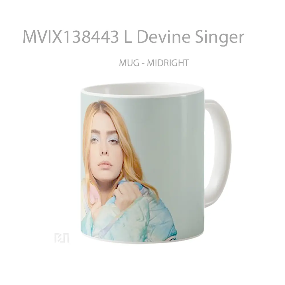 Mug L Devine Singer Gelas Keramik Unik - All-side / Desain
