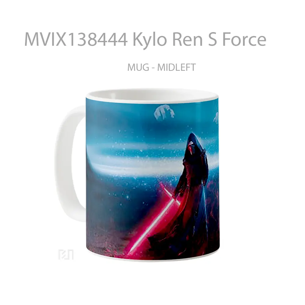 Mug Kylo Ren S Force Gelas Keramik Unik - All-side / Desain