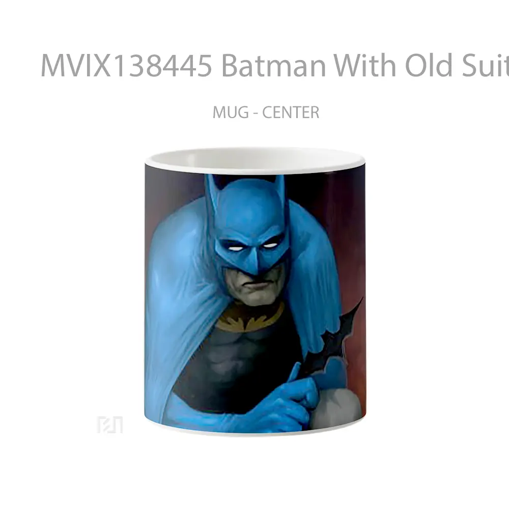 Mug Batman With Old Suit Gelas Superhero