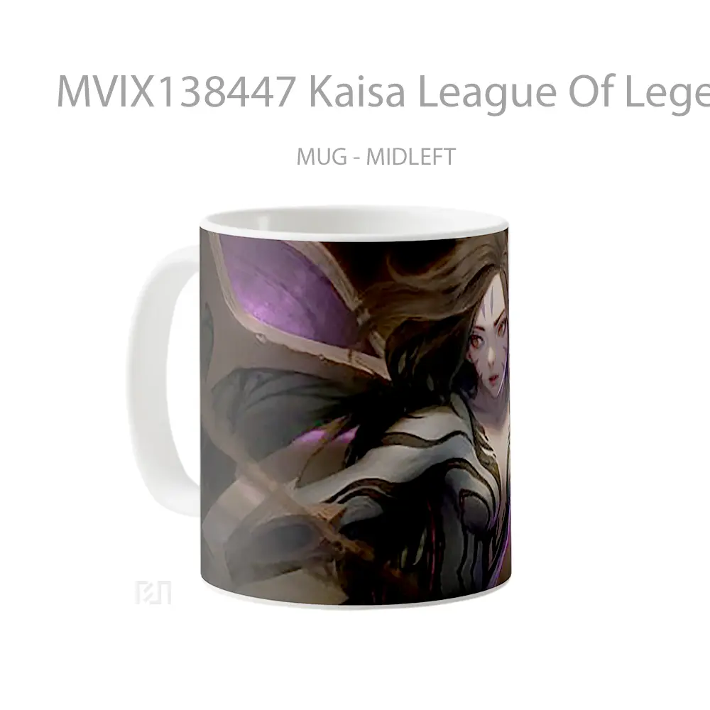 Mug Kaisa League Of Legends Fanart Cangkir Gamer - All-side / Desain