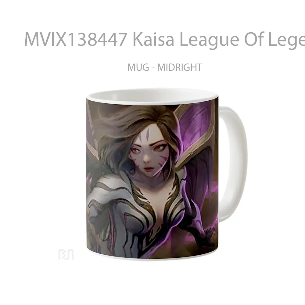 Mug Kaisa League Of Legends Fanart Cangkir Gamer - All-side / Desain