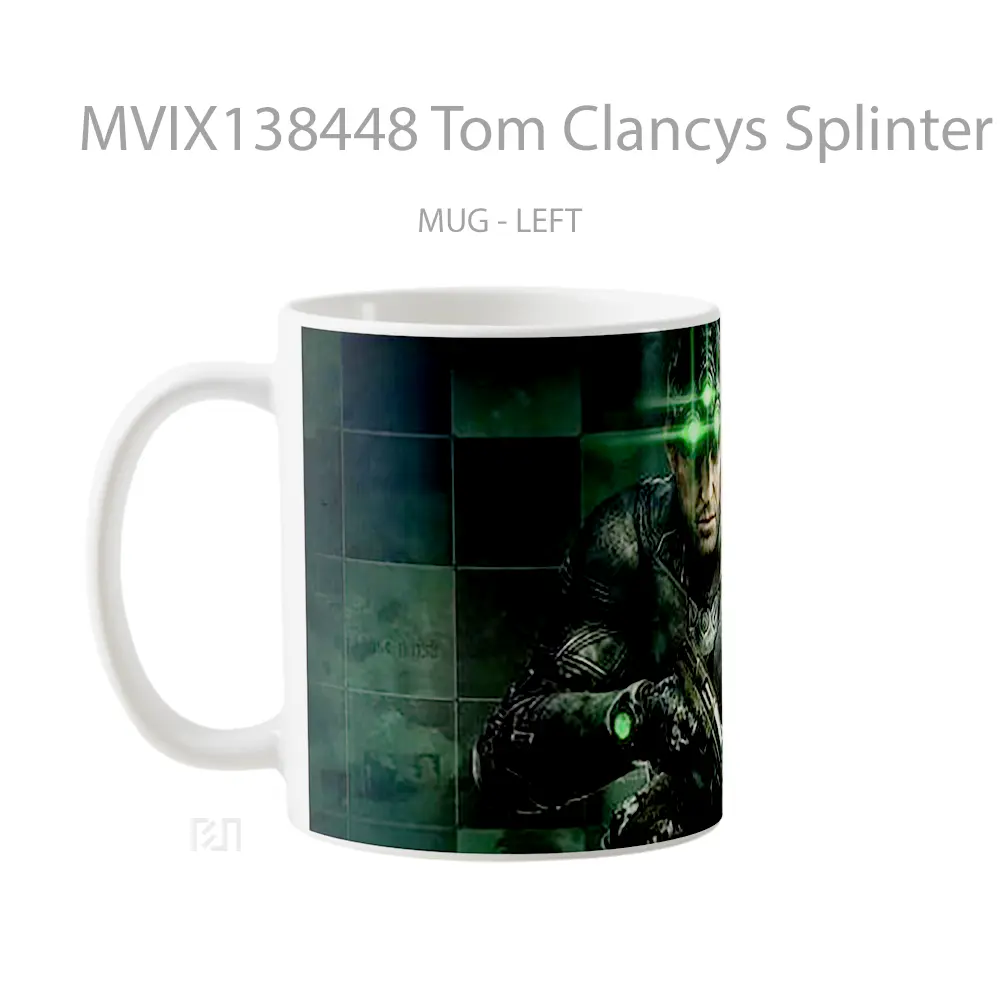 Mug Tom Clancys Splinter Cell Backlist Gelas Keramik Unik - All-side / Desain