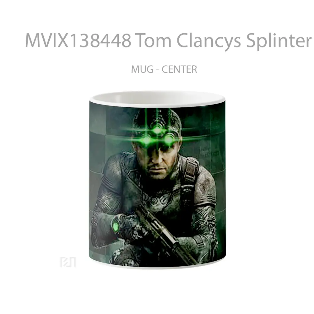 Mug Tom Clancys Splinter Cell Backlist Gelas Keramik Unik