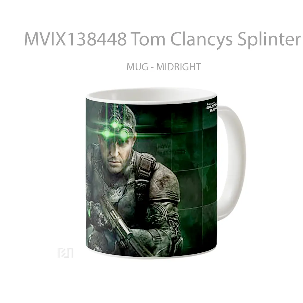 Mug Tom Clancys Splinter Cell Backlist Gelas Keramik Unik - All-side / Desain