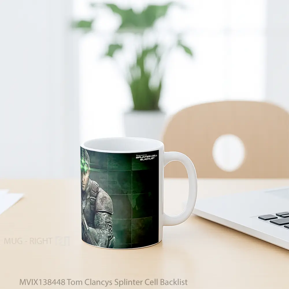 Mug Tom Clancys Splinter Cell Backlist Gelas Keramik Unik - All-side / Desain