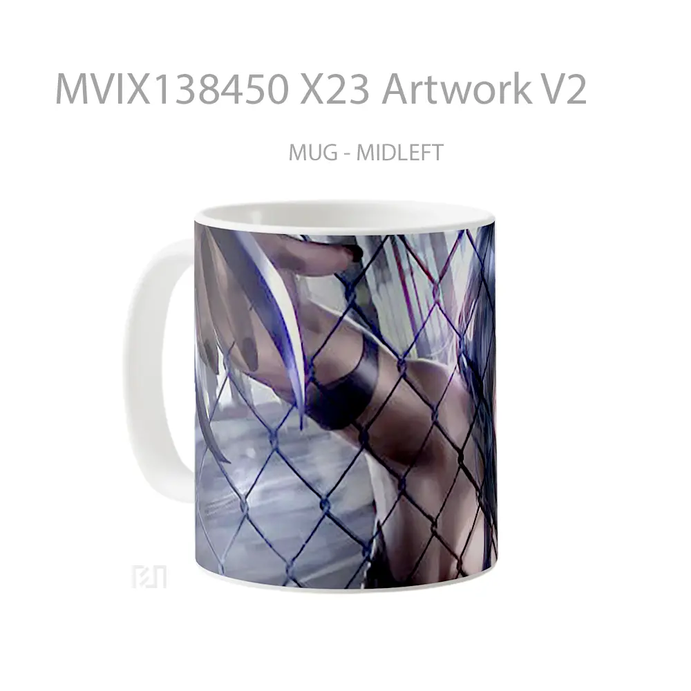 Mug X23 Artwork V2 Gelas Seni Modern - All-side / Desain