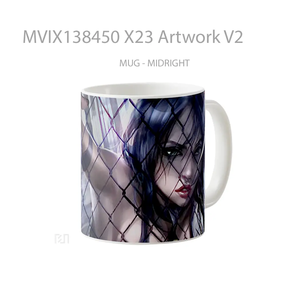 Mug X23 Artwork V2 Gelas Seni Modern - All-side / Desain