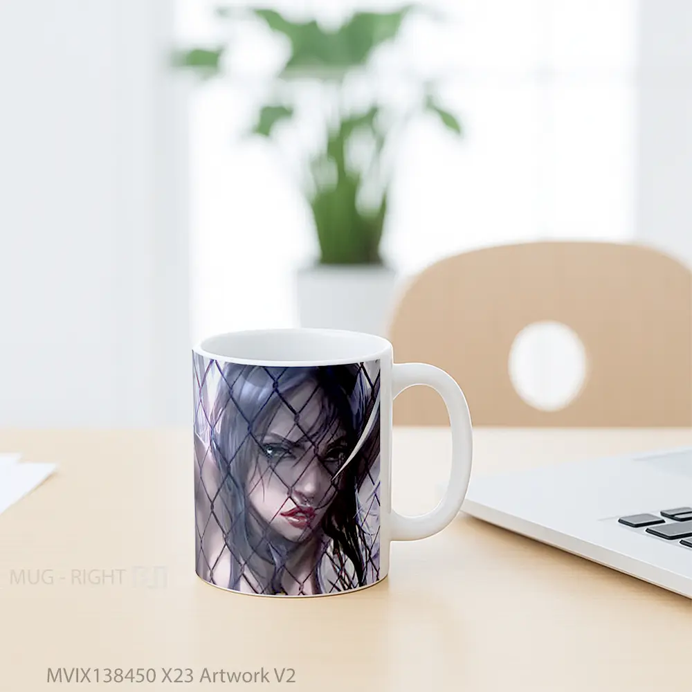 Mug X23 Artwork V2 Gelas Seni Modern - All-side / Desain