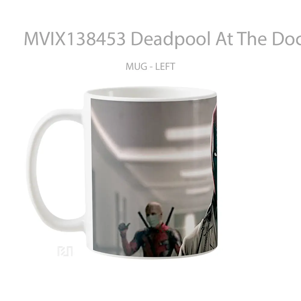 Mug Deadpool At The Doctor S Gelas Superhero - All-side / Desain