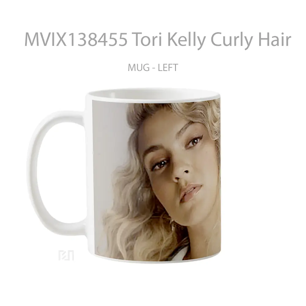 Mug Tori Kelly Curly Hair Gelas Keramik Unik - All-side / Desain